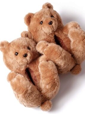 KONTERFEIT ORIGINAL BROWN TEDDY SLIPPERS